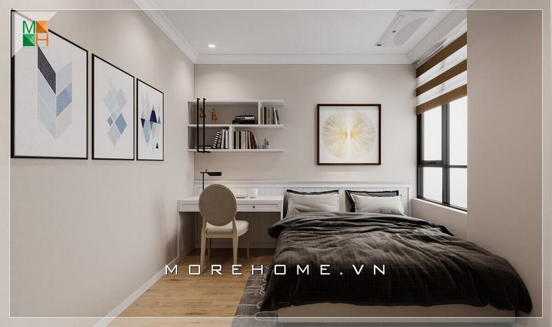  23 Mẫu tranh canvas đẹp, độc đáo cho thiết kế phòng ngủ căn hộ chung cư| MOREHOME